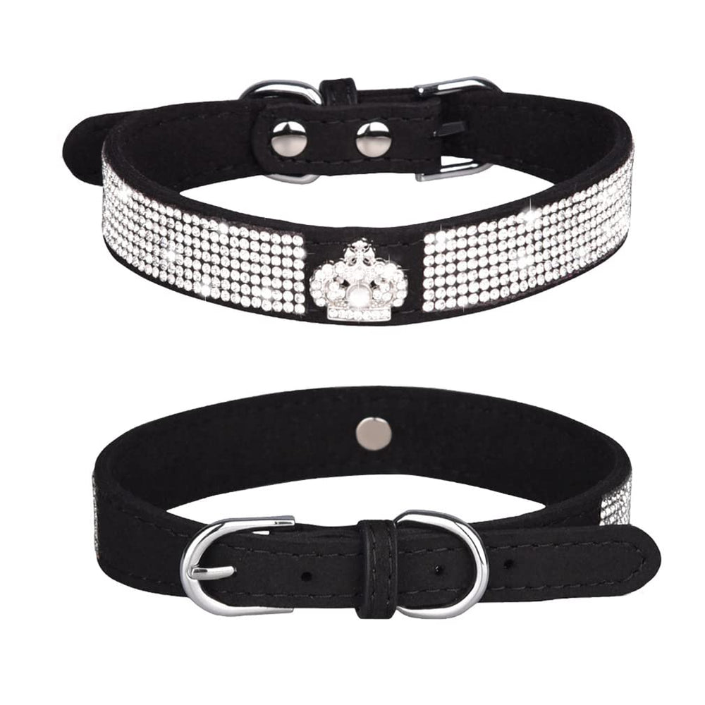 Collar WeimoMonkey ajustable para perro grande, cuello 37-45 cm con ajuste cómodo.