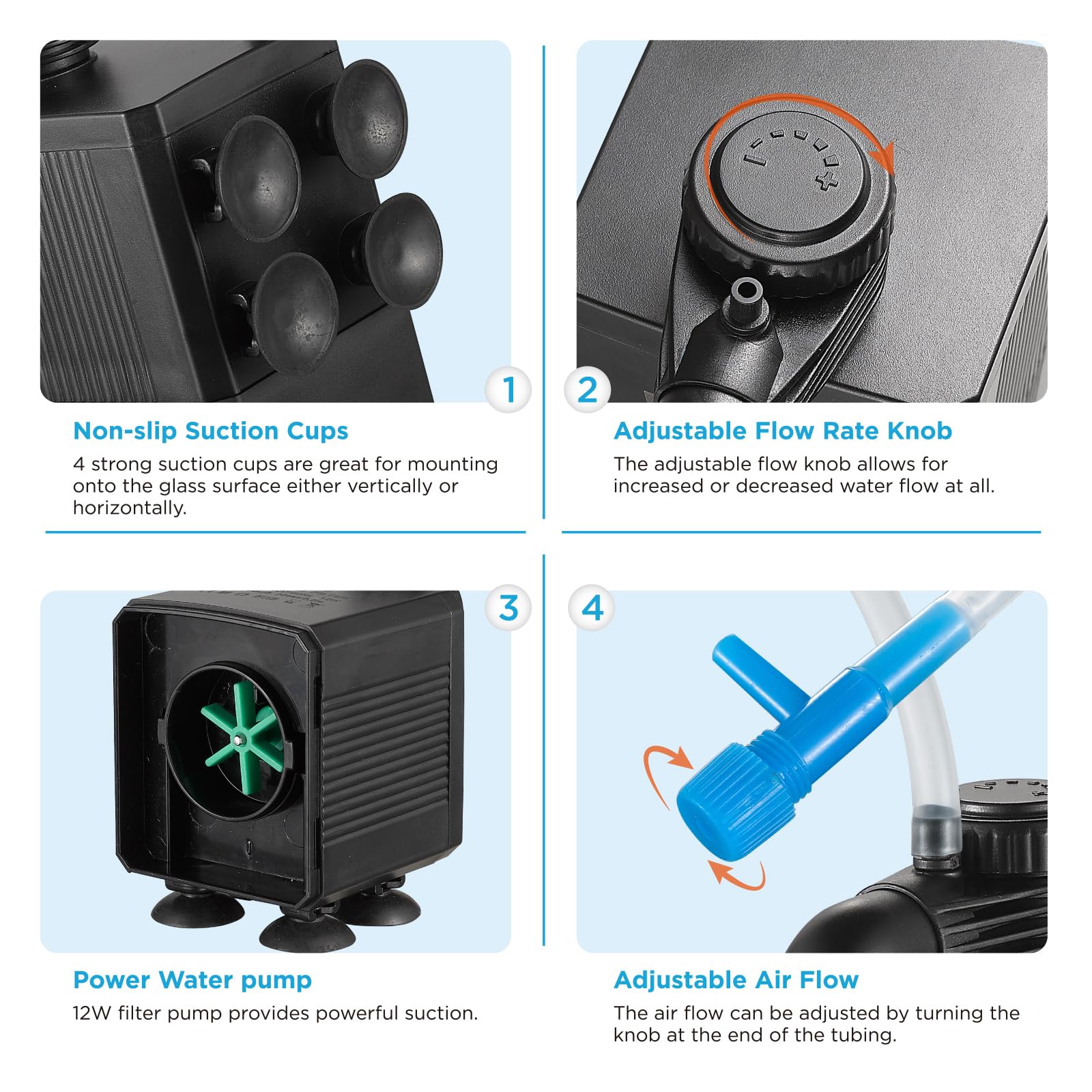 Weipro TE-900 ceramic ring box supports beneficial bacteria for stable water