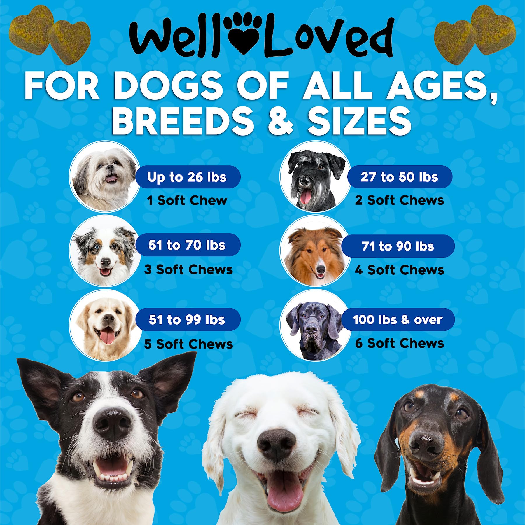 Well Loved Calming Chews grain-free formula suits dogs with sensitivities
