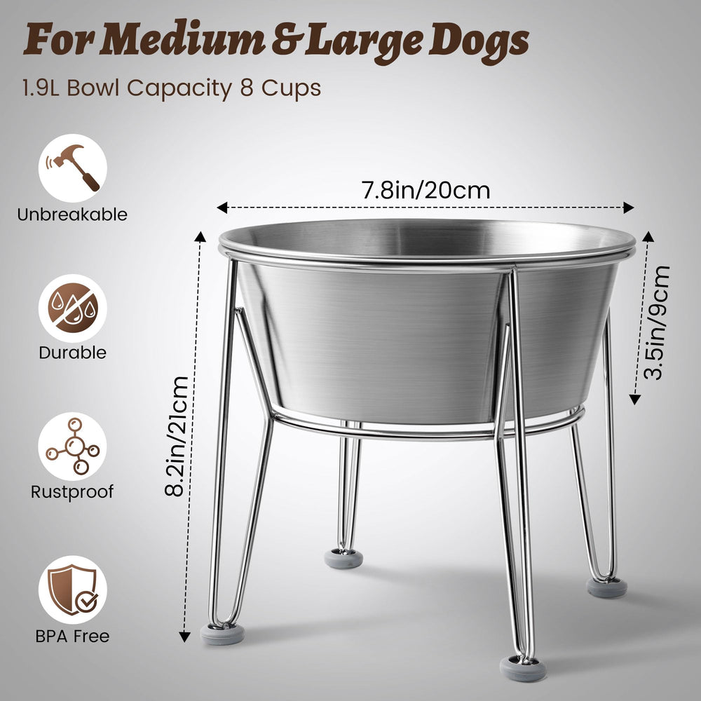Wellbro dual bowls setup shows separate food and water stations.
