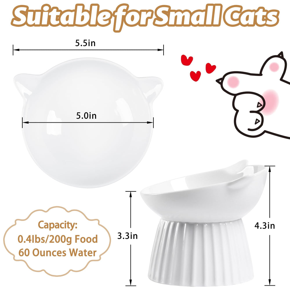 Wellbro tilted cat bowl side angle reduces whisker fatigue during meals
