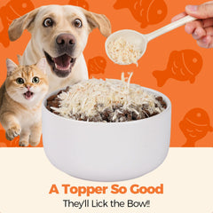 Wellix freeze-dried egg yolk and chicken flavor on kibble aids picky eaters