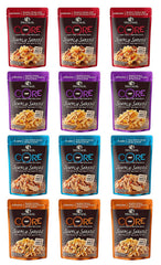 Wellness CORE Simply Shreds variety-pack pouches support easy meal mixing and toppers.