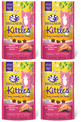 Wellness Kittles empaque frontal mostrando el snack crujiente para gatitos