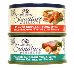 Wellness Signature Selects variety-pack box offers convenient daily feeding variety for cats.