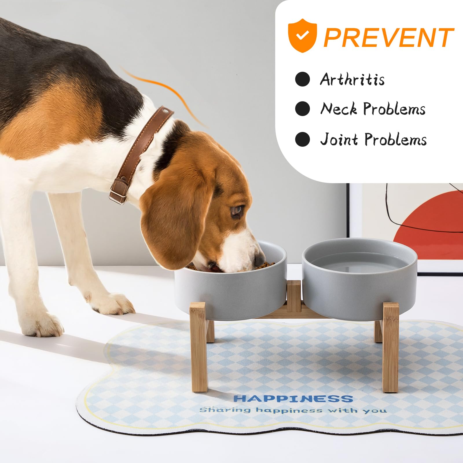 Welloyed dishwasher-safe ceramic bowls resist stains and odors for easy maintenance.