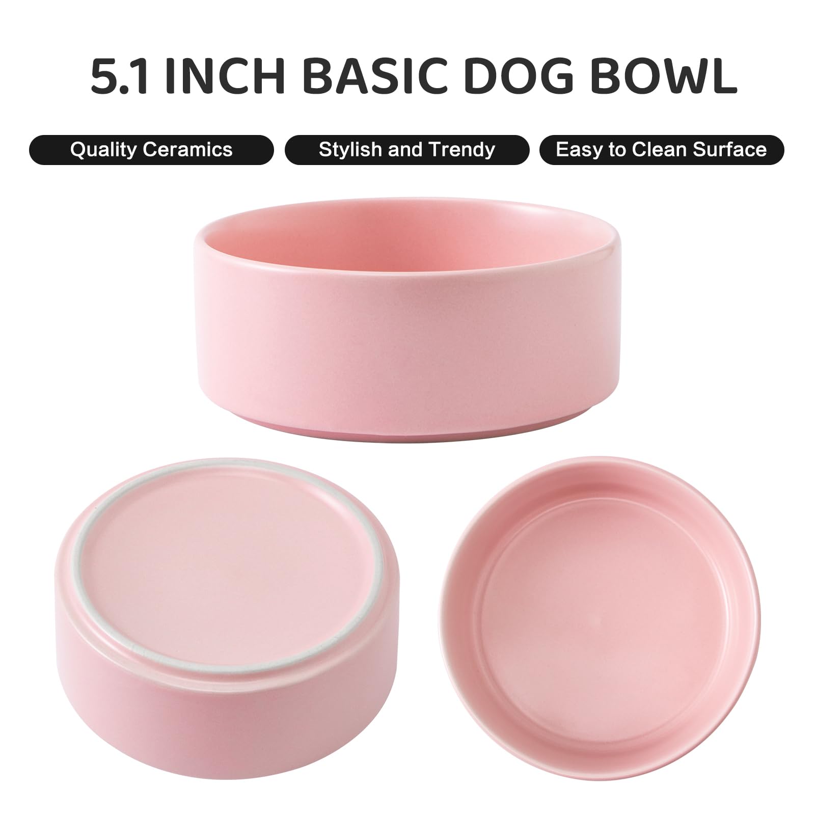 Welloyed dual 16 oz ceramic bowls for meals and hydration in a compact kit