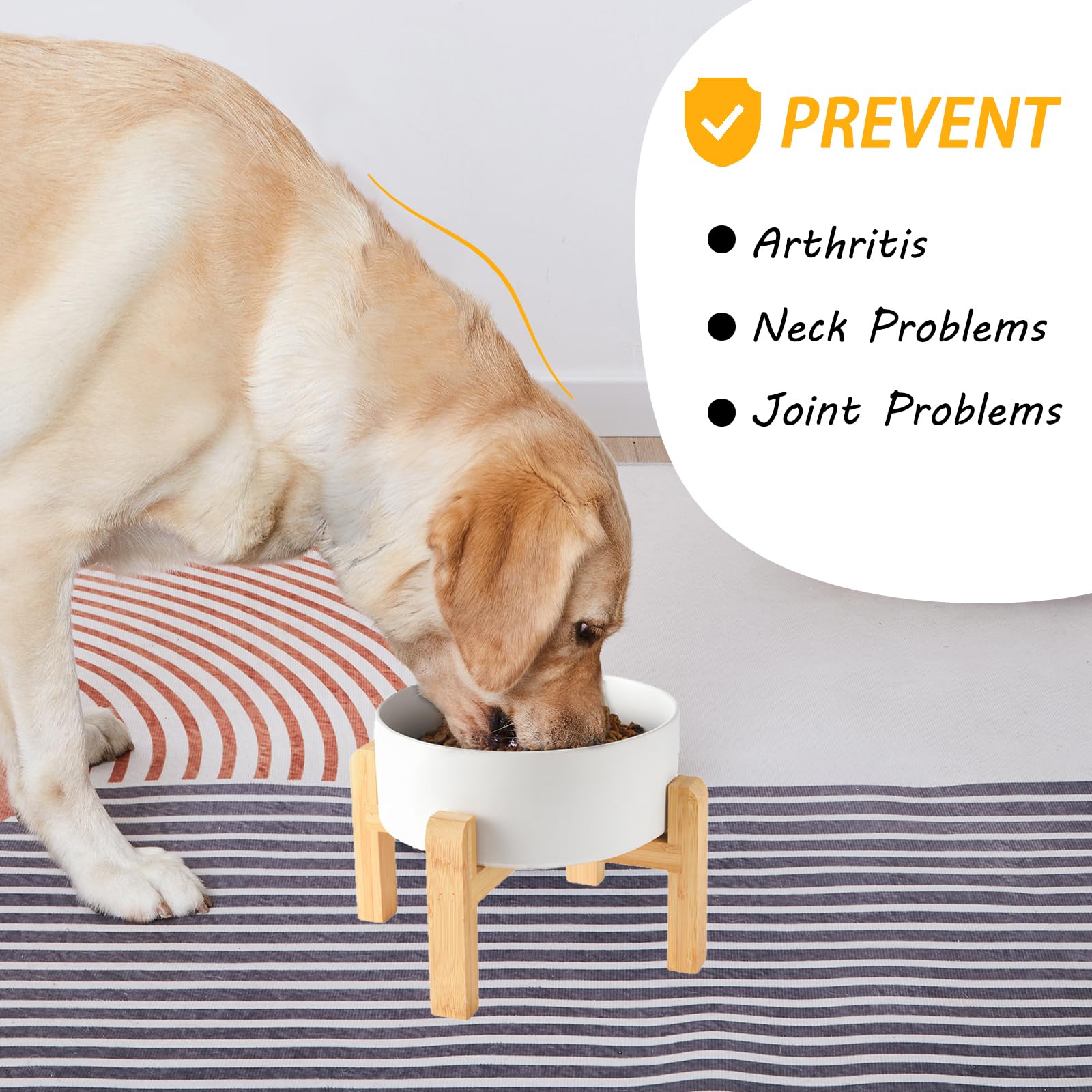 Welloyed heavy-duty bowl weighs over 1.5 pounds for durability.