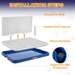 Welpe dog potty tray offers a reliable at-home relief spot for busy owners.