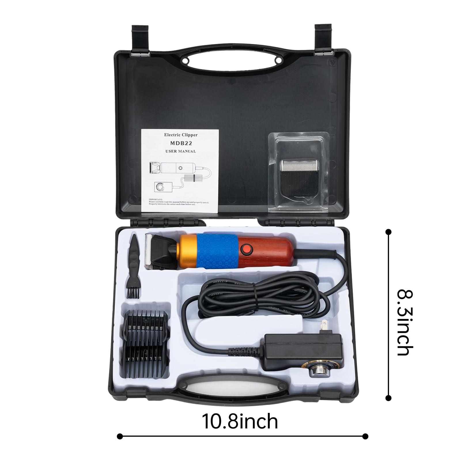 WEMAKMAK carry-case with complete kit for travel-ready grooming
