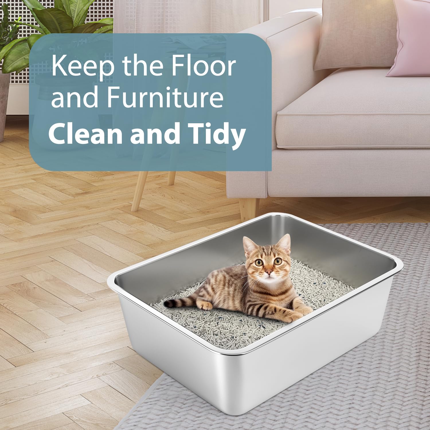 WENBOKMIN anti-slip mat image demonstrates floor protection and stable placement.