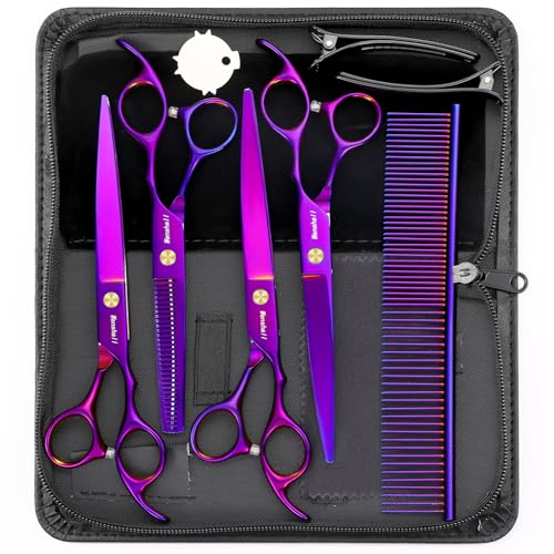 Wenshall dog grooming scissors up-curved 7in for precise shaping and safe trimming