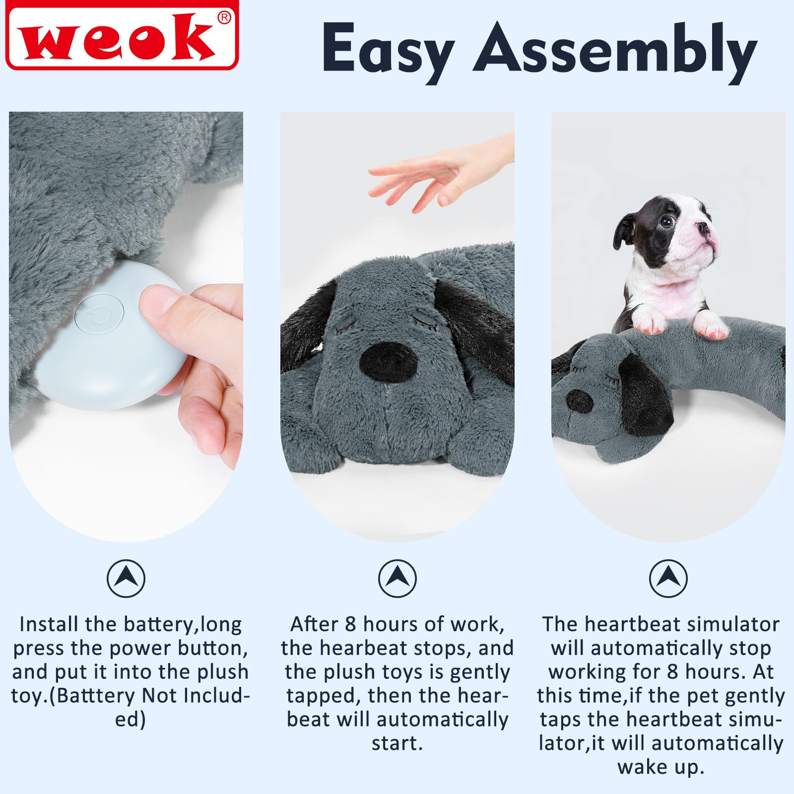 WEOK durable fabric closeup highlighting long-lasting pet comfort