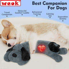 WEOK heartbeat device assembly ready to soothe dogs during crate training