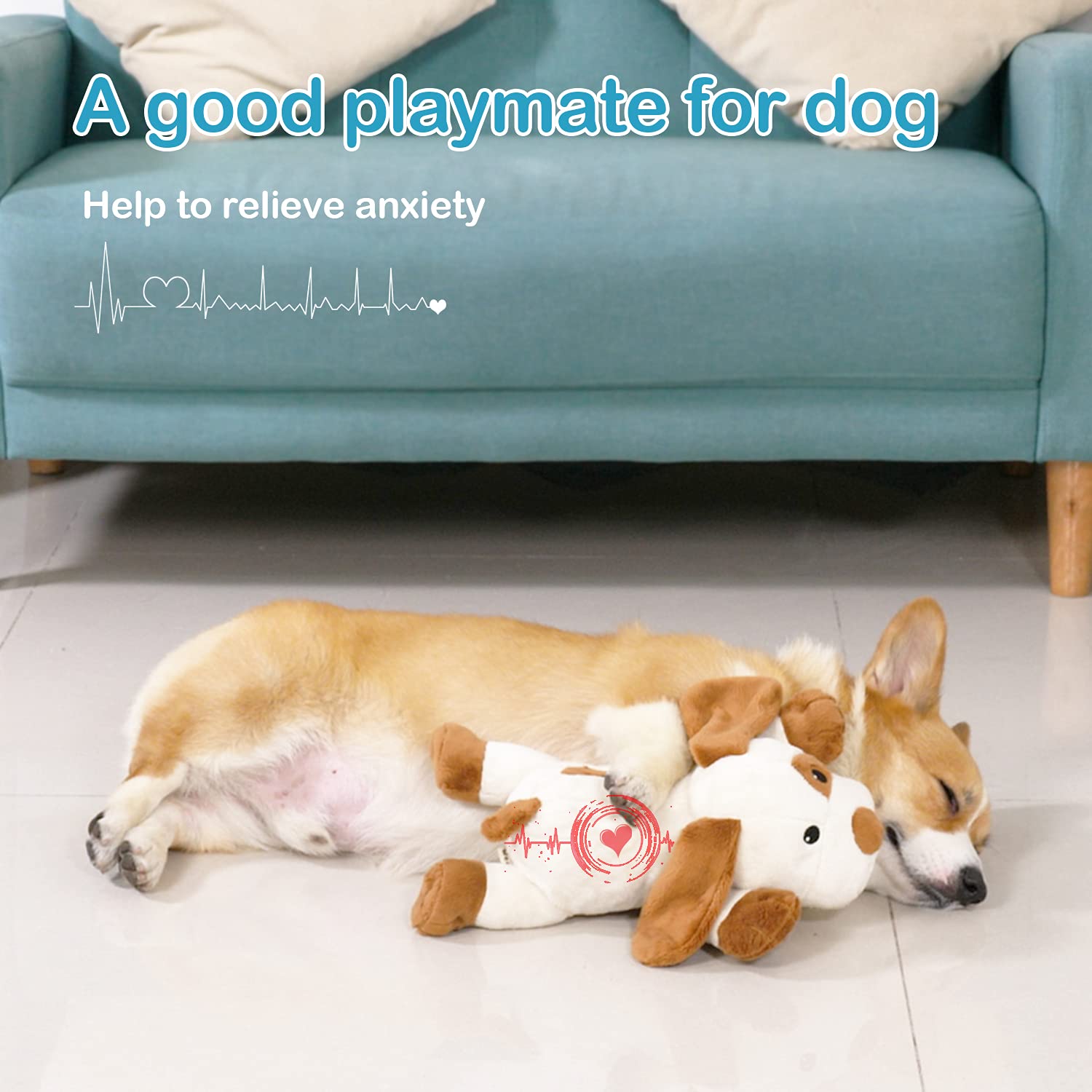 WEOK heartbeat dog toy care tips with washing instructions
