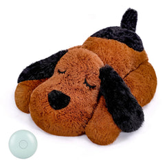 WEOK heartbeat-puppy-plush shows a comforting heartbeat for anxious puppies at night