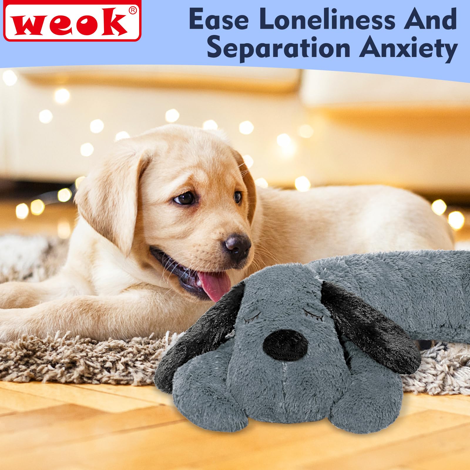 WEOK machine-washable toy after playtime for easy cleaning