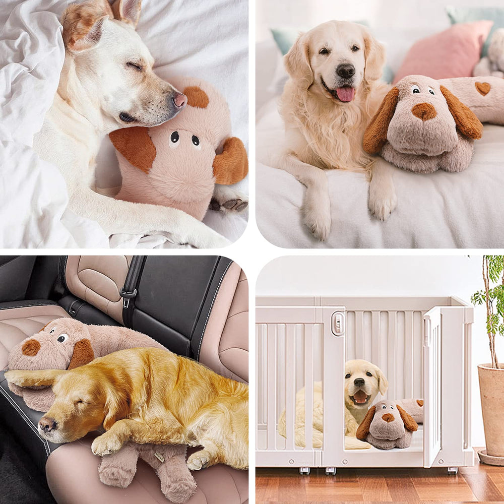 WEOK puppy-heartbeat-toy durable-stitching withstands daily snuggles
