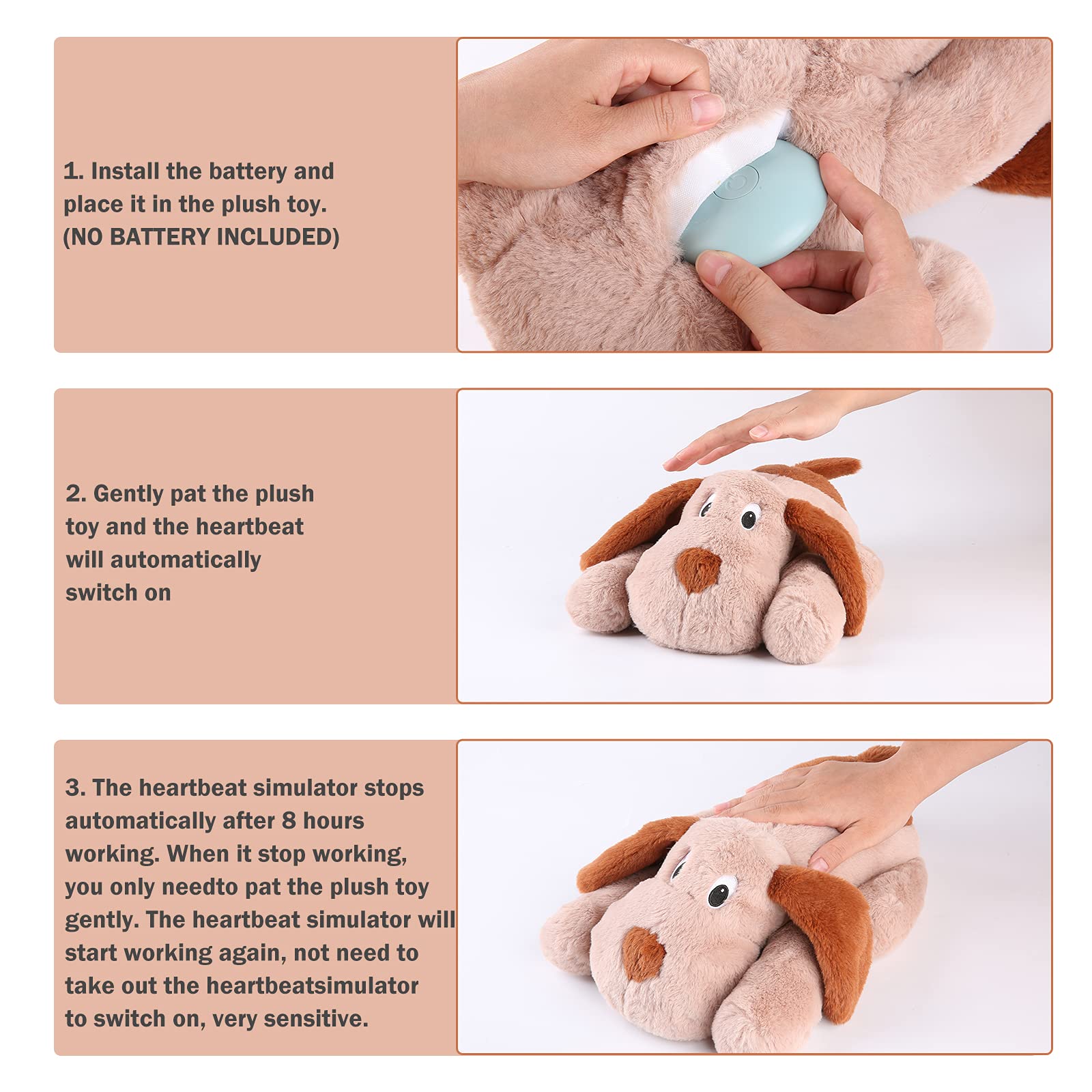 WEOK Puppy Heartbeat Toy service and support promise