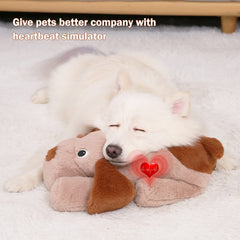 WEOK Puppy Heartbeat Toy washable fabric highlights durable machine washable design
