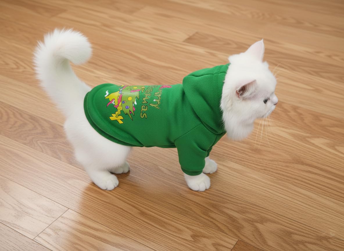WEORGANIZE Puppy kitten holiday outfit ready for festive photos and gatherings