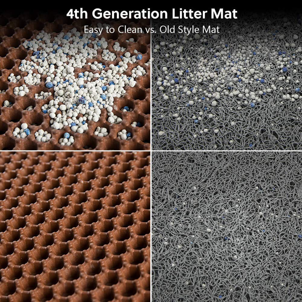WePet Cat Litter Mat double-layer design traps litter effectively