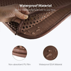 WePet Cat Litter Mat envelope dual-ends for easy litter dumping