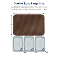 WePet Cat Litter Mat honeycomb holes detail for efficient litter control