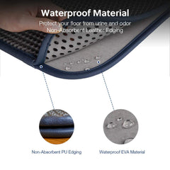WePet double-layer design captures litter mid-walk, keeping rooms cleaner.