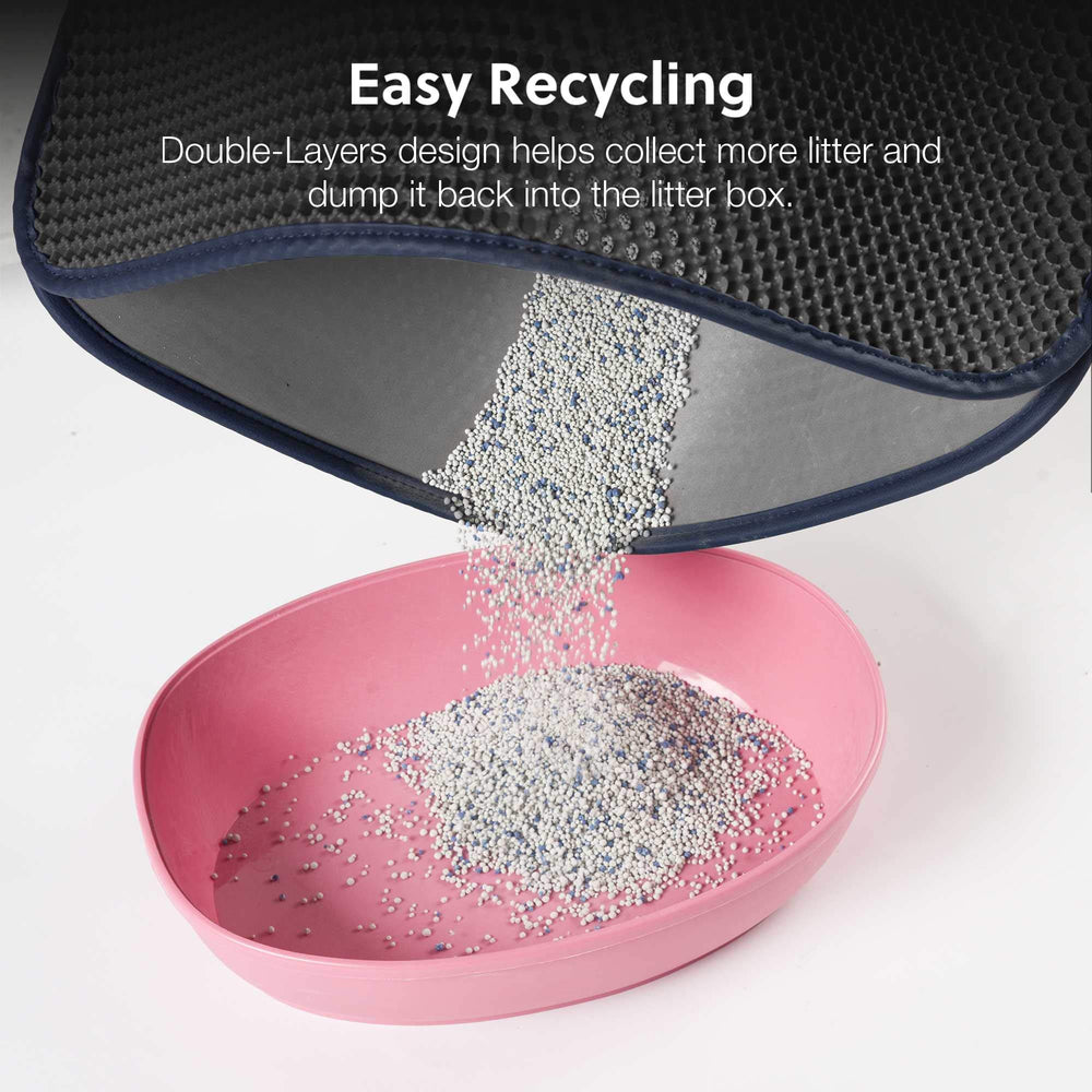 WePet premium EVA material is non-toxic and easy to wipe clean.