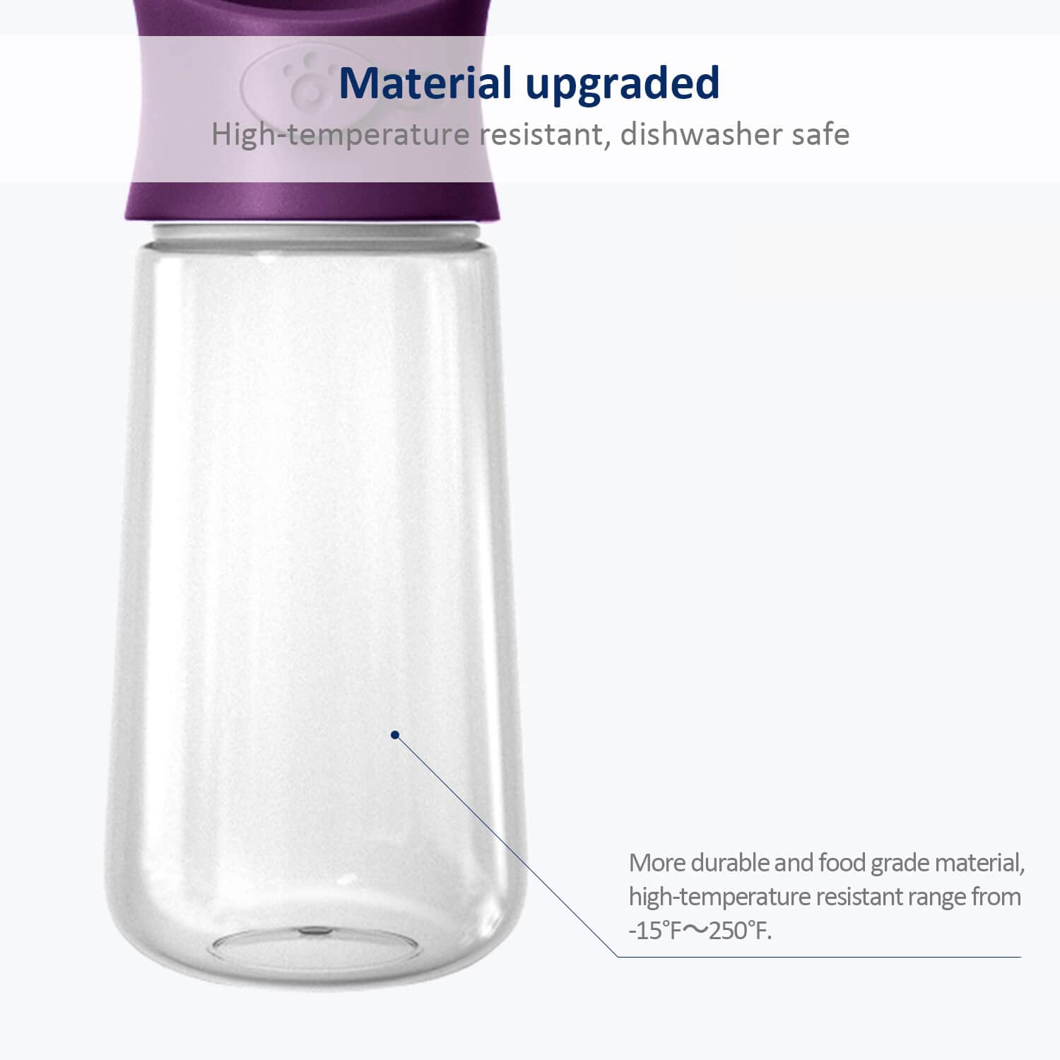 WePet silica gel seal ring helps prevent leaks, keeping bags dry.