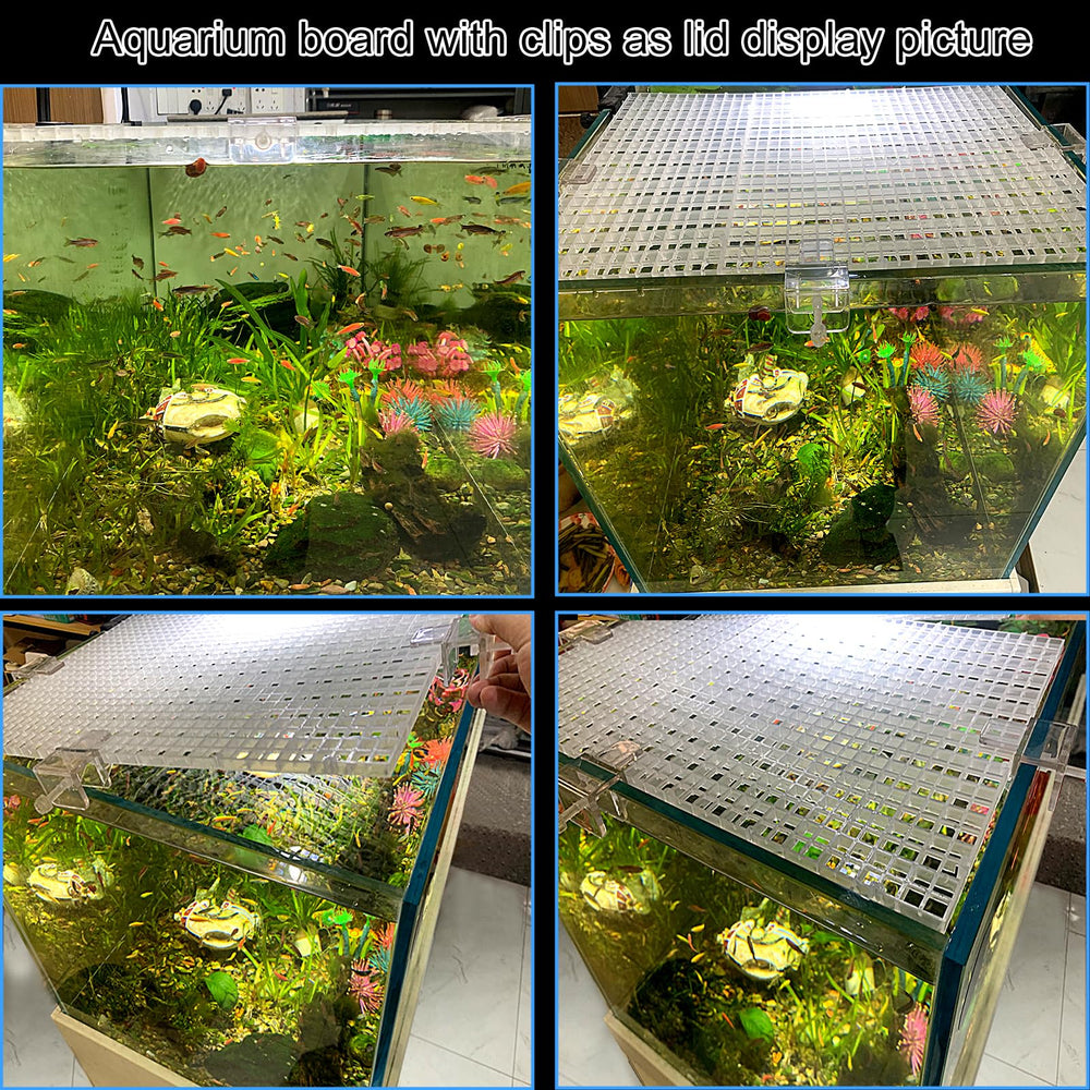 Weramics aquarium lid top board durable-plastic offers water-safe construction for longevity.
