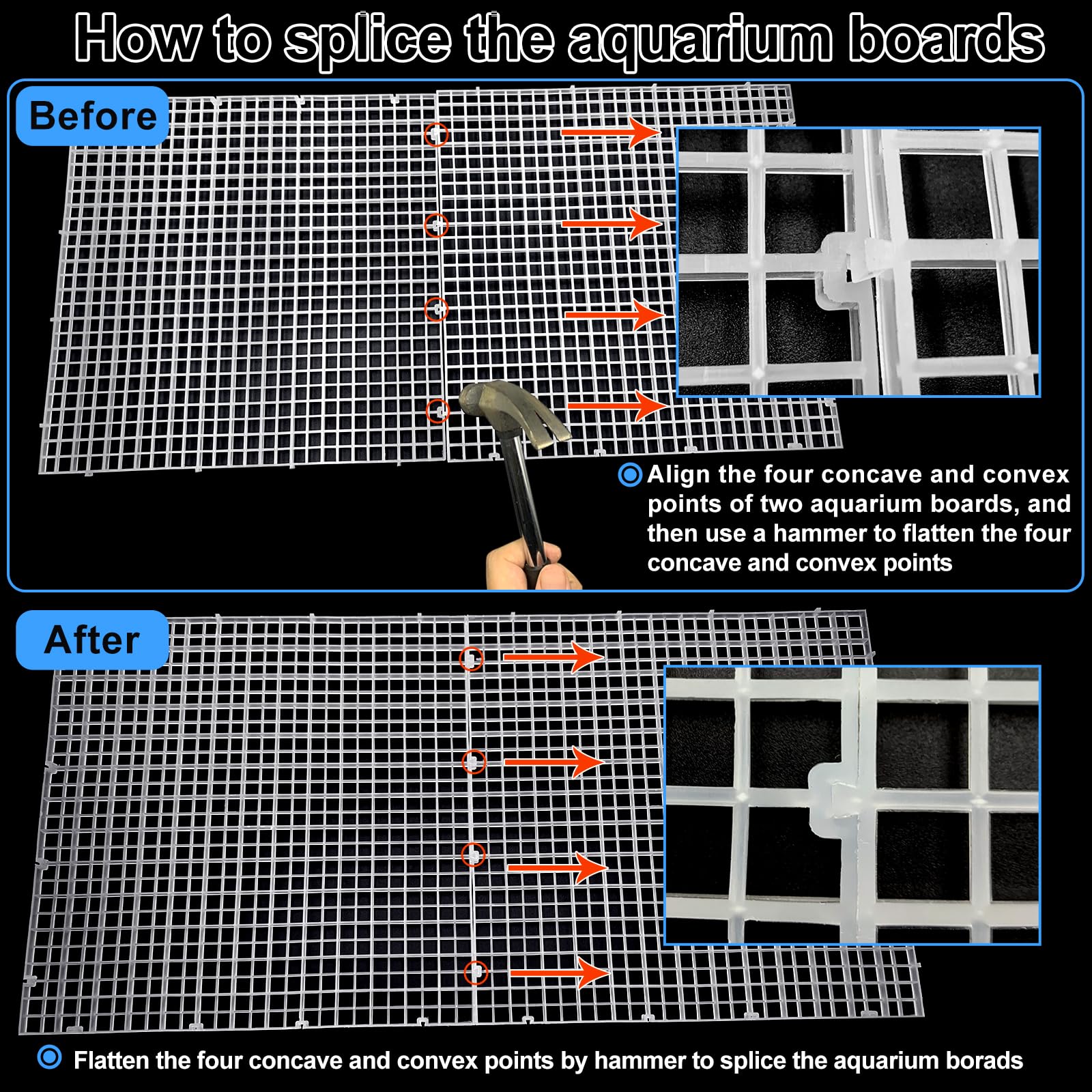 Weramics aquarium lid top board multiple-uses enables isolation, filtration support, and terrarium lids.