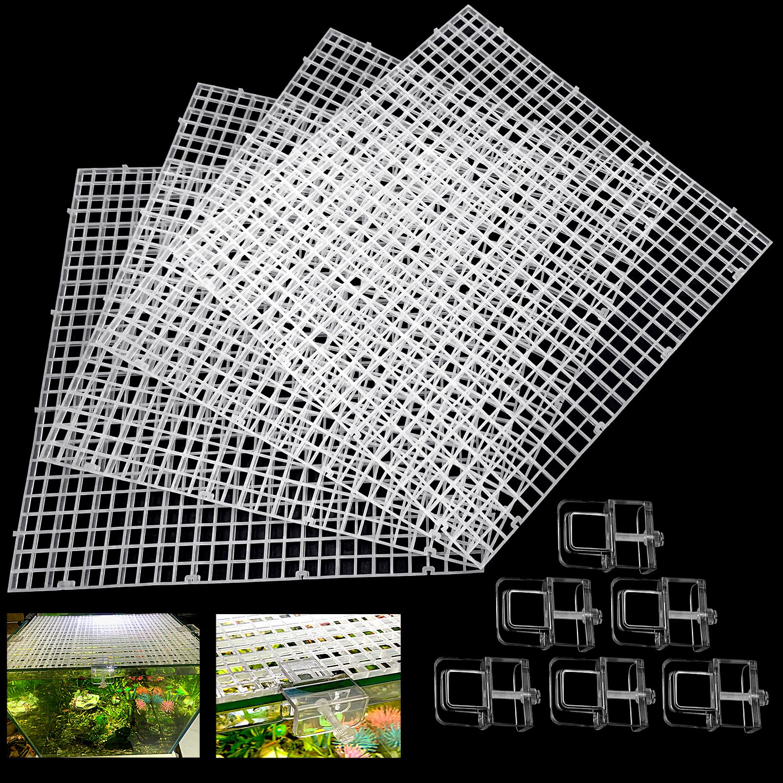 Weramics aquarium lid top board packaging demonstrates space-saving modular setup for tanks.