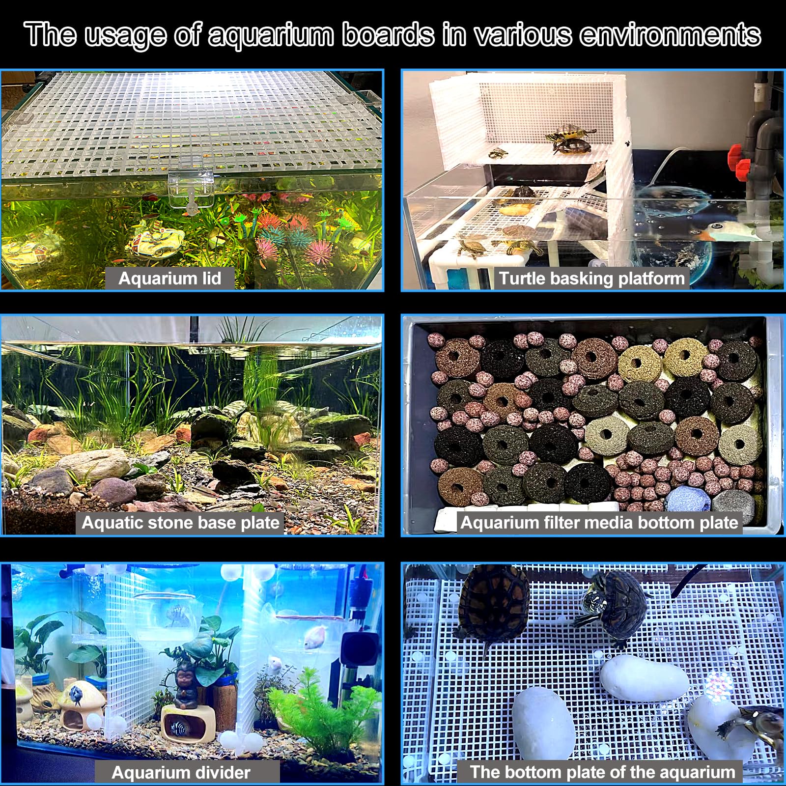 Weramics eco-friendly no-rust grid promotes fish-safe, long-lasting aquarium accessories.
