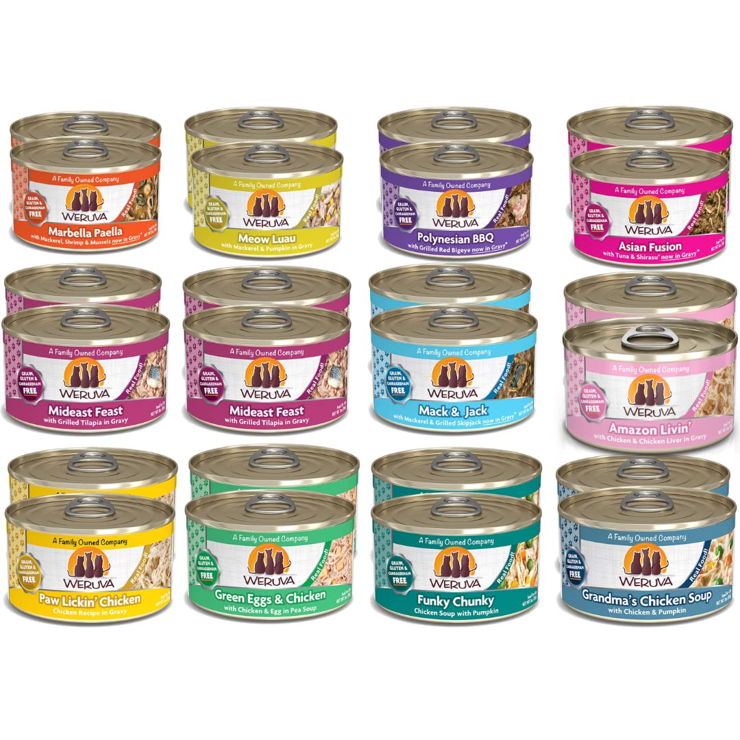 Broth-Based Hydration—Weruva Classic Cat cans support meal-time hydration.
