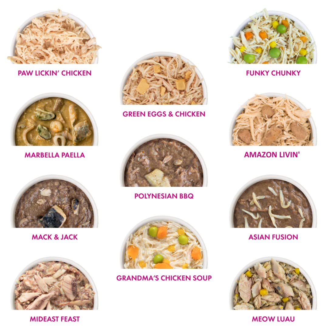 Ingredient List Close-Up—transparent protein sources in Weruva Classic Cat.