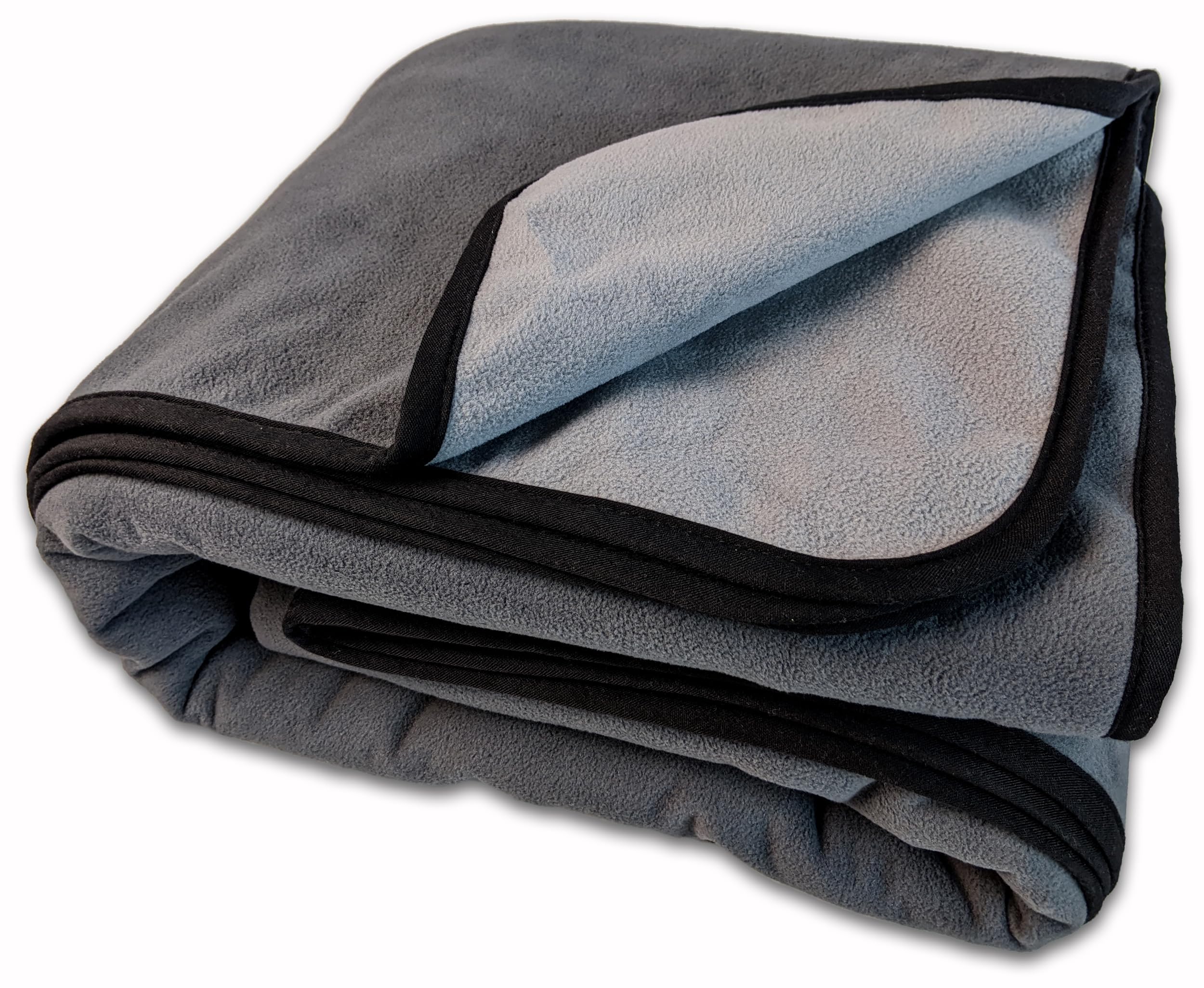 WESBRAD blanket 60x50 cool grey demonstrates easy-care, machine-wash convenience.
