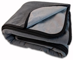 WESBRAD blanket 60x50 cool grey demonstrates easy-care, machine-wash convenience.