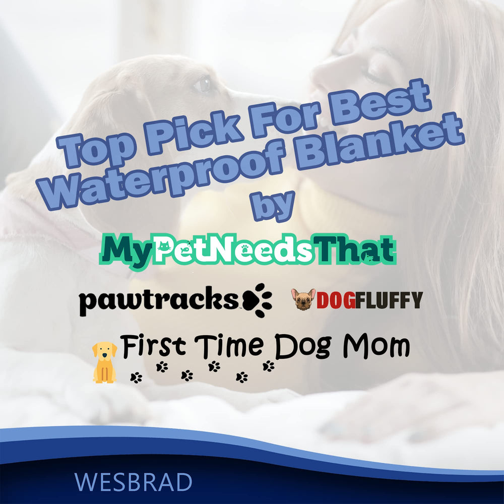 WESBRAD blanket ez-wash close-up shows simple care steps.
