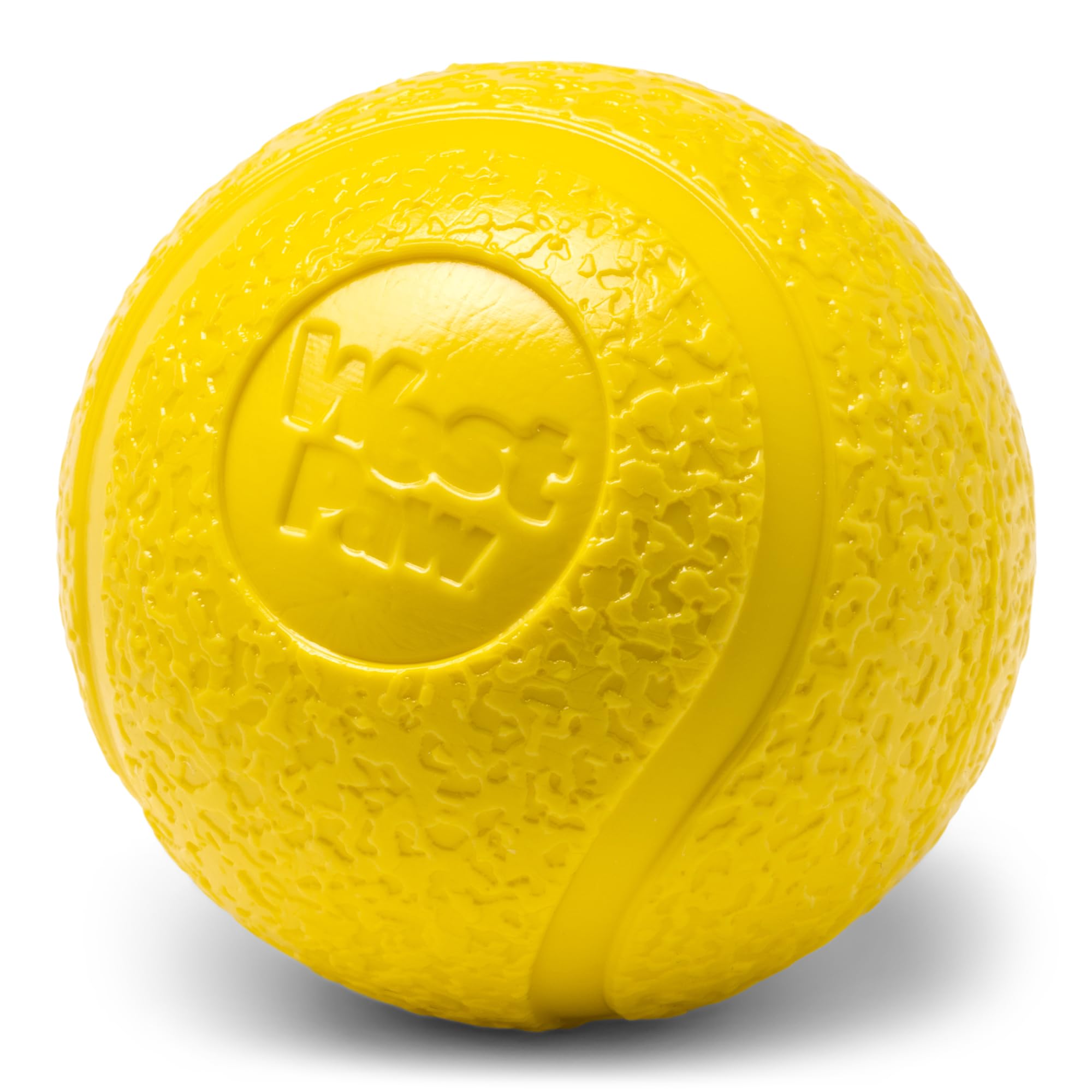 WEST PAW Boundr Ball toy dandelion-yellow for high visibility and engaging fetch sessions.
