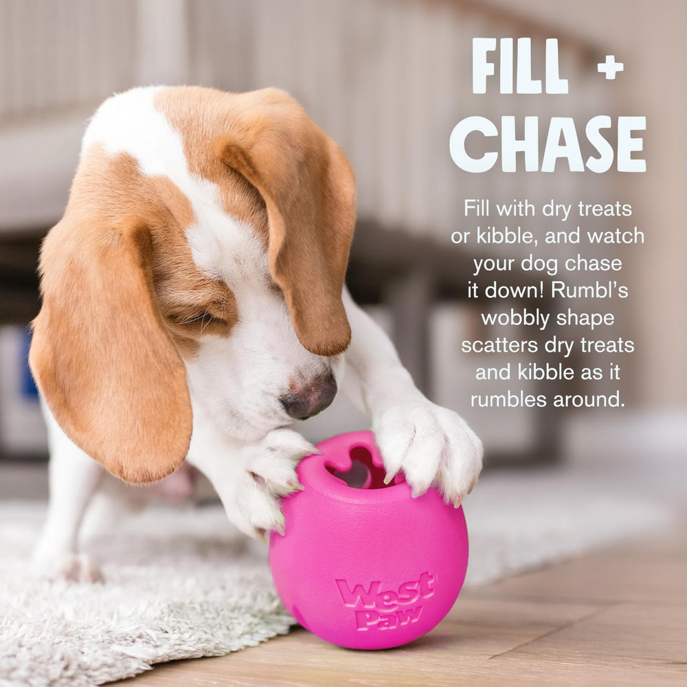 WEST PAW Rumbl hot pink small size for compact play.