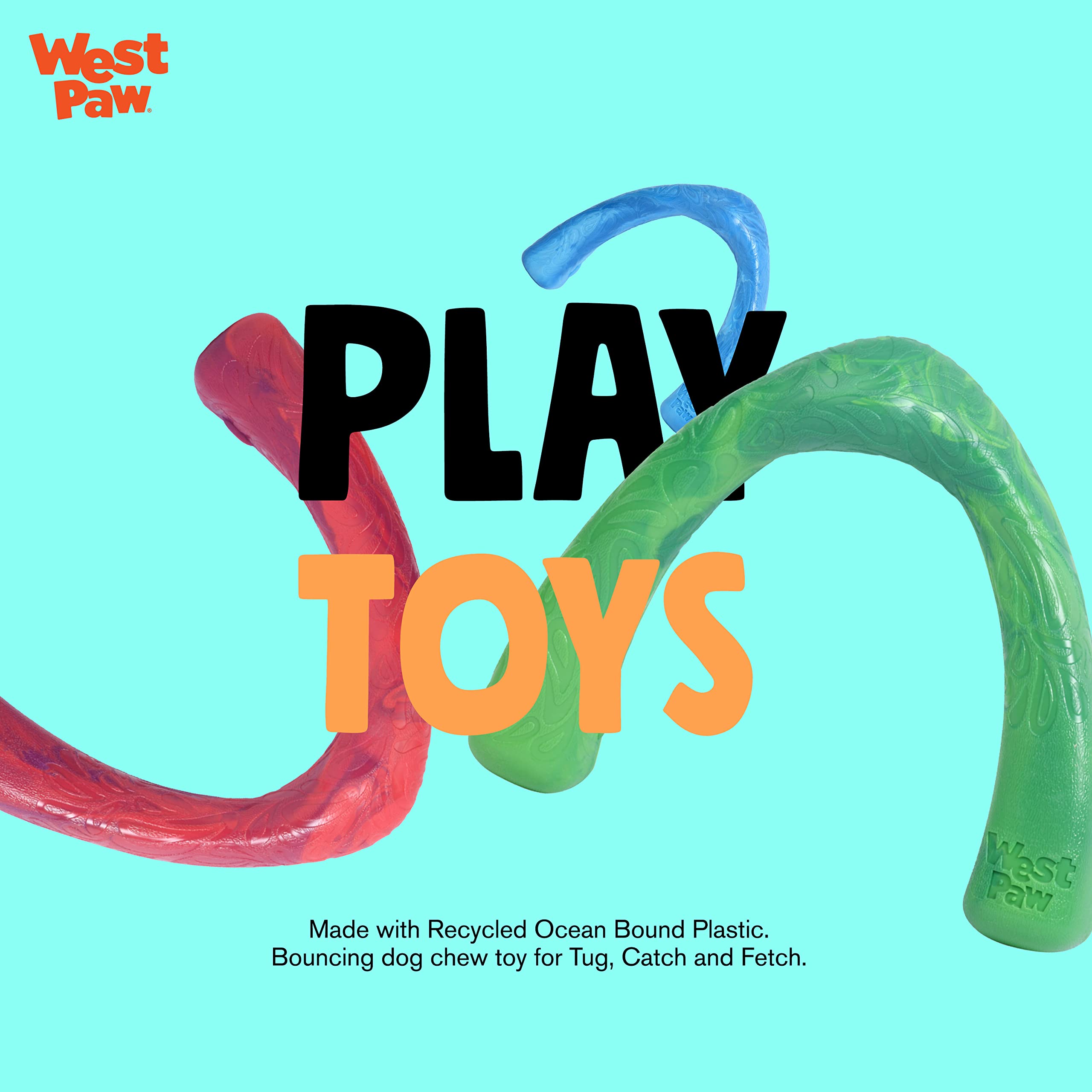 West Paw Seaflex Snorkl BPA-free and non-toxic for safe chewing