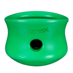 WEST PAW Toppl XL Clover Green inside view highlights durable puzzle design for engaging large dogs.