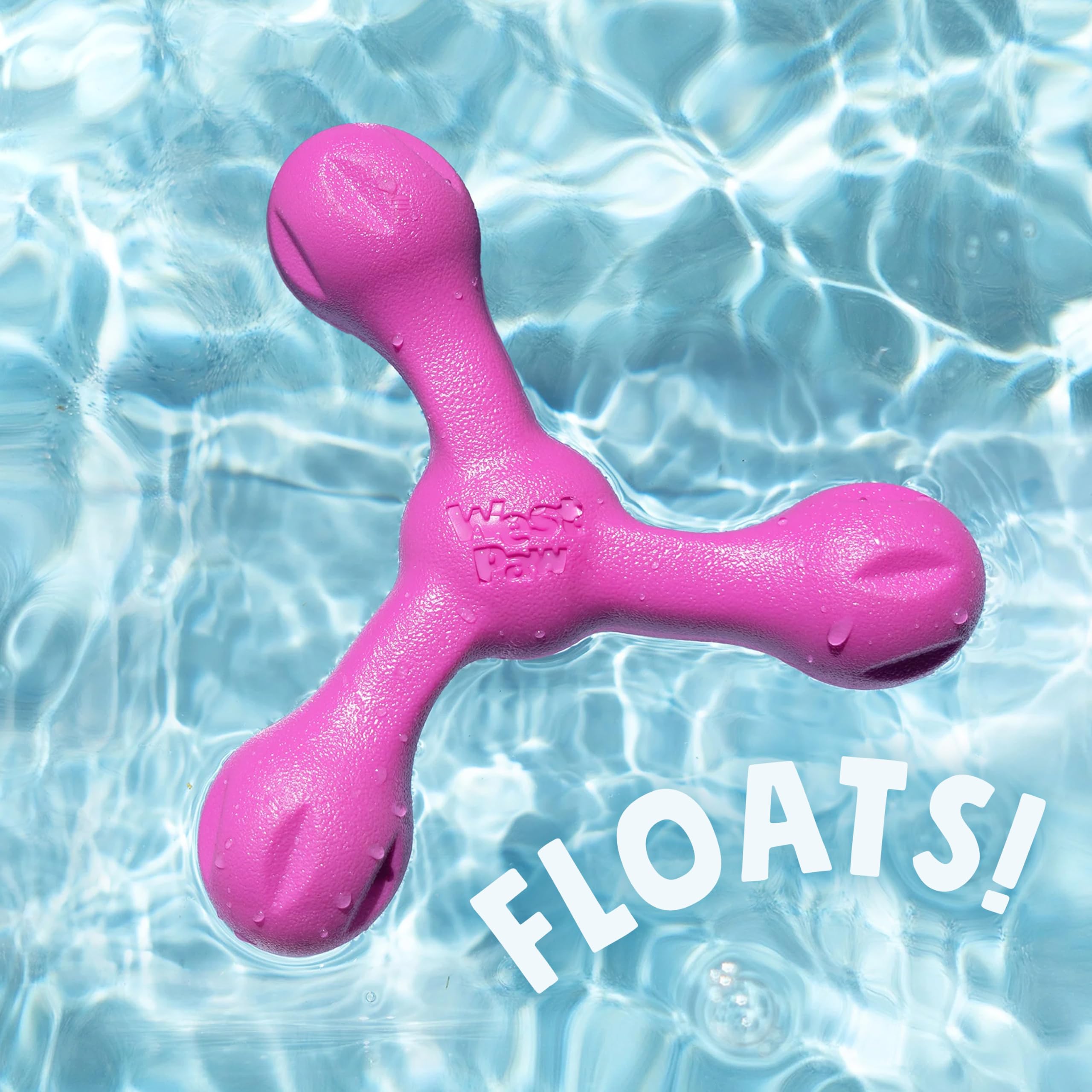 West Paw Zogoflex Air Skamp dishwasher-safe toy after-water play