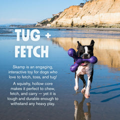 WEST PAW Zogoflex Air Skamp hollow-core design—softer bite for chewing and carrying.