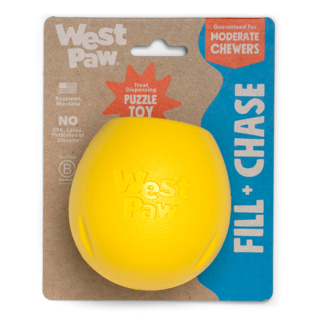 WEST PAW Zogoflex Rumbl Treat-Dispensing Dog Toy – Interactive