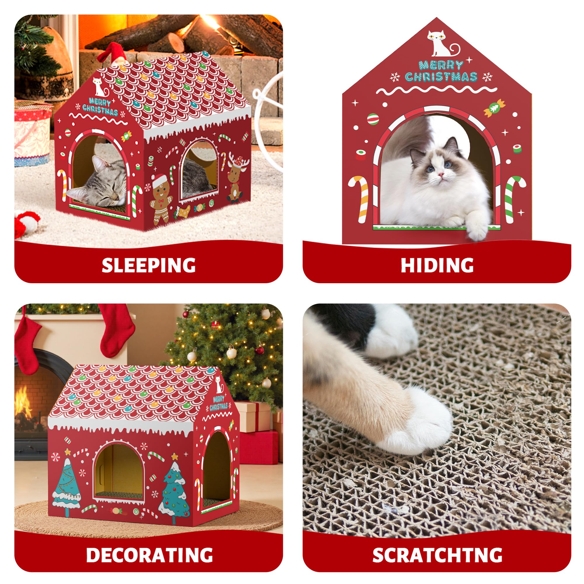 WESTERN HOME Christmas pattern adds festive charm to indoor decor.