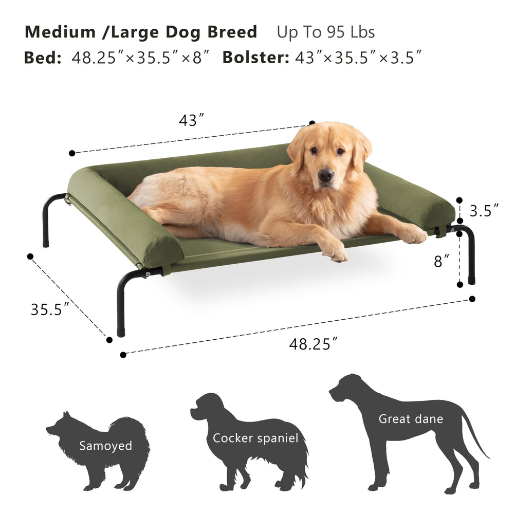 Western Home cooling elevated dog bed portable quick assembly design