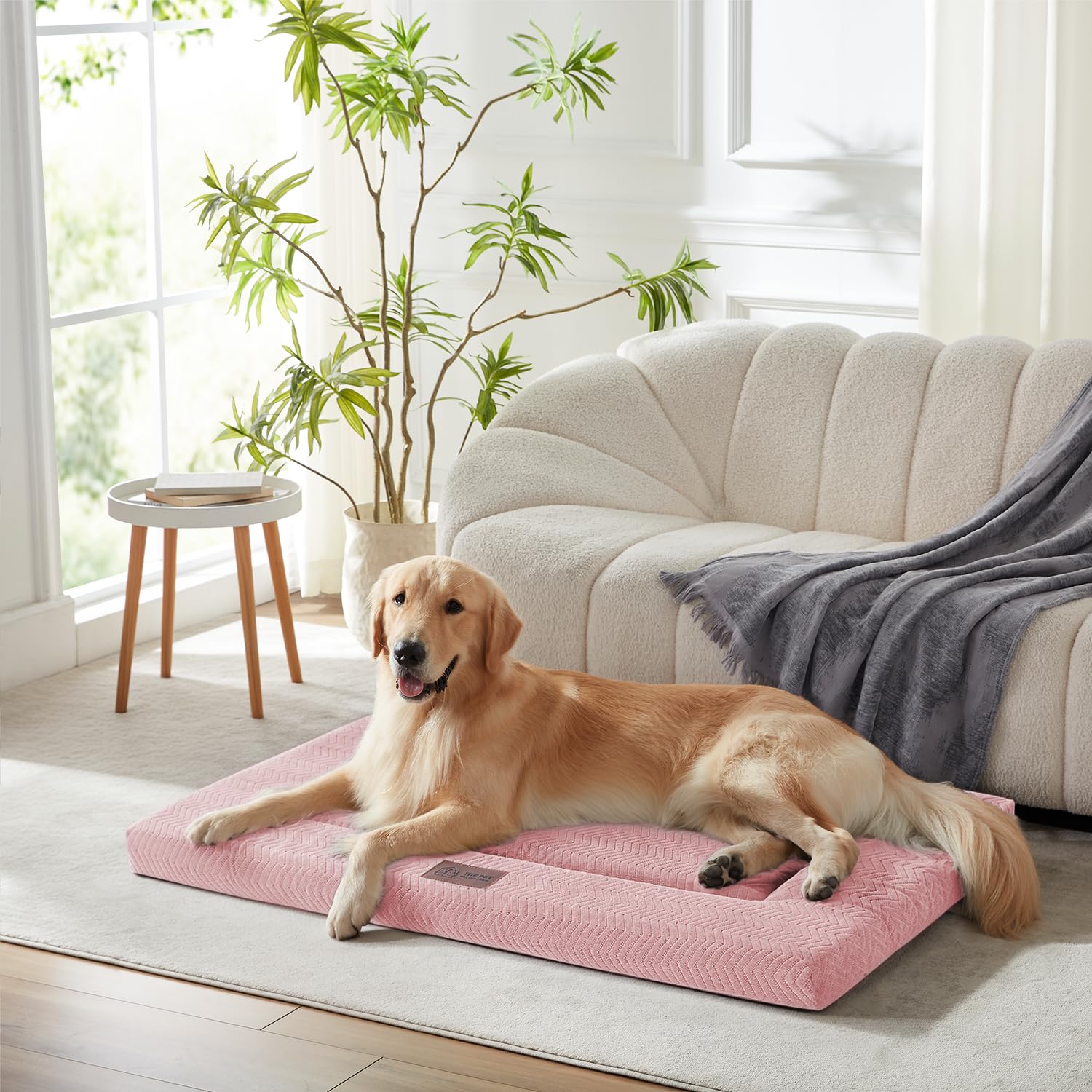 Western Home dog bed crate-floor-car-use demonstrates versatile comfort anywhere